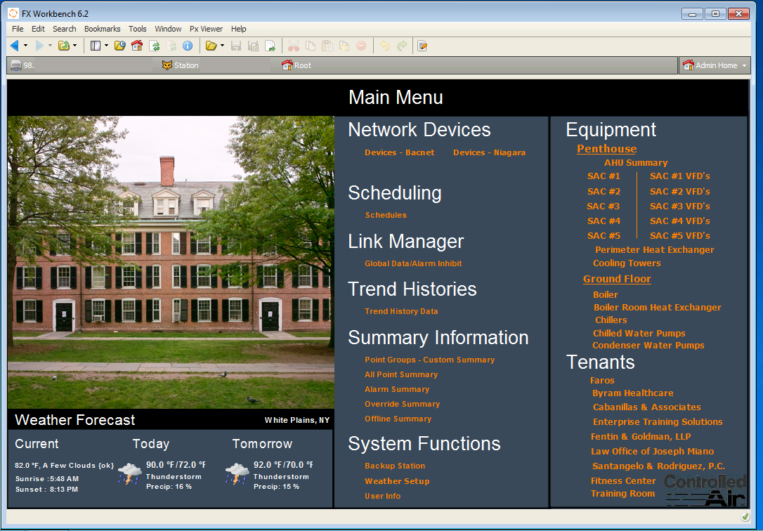 Facility Explorer Controlled Air Inc.
