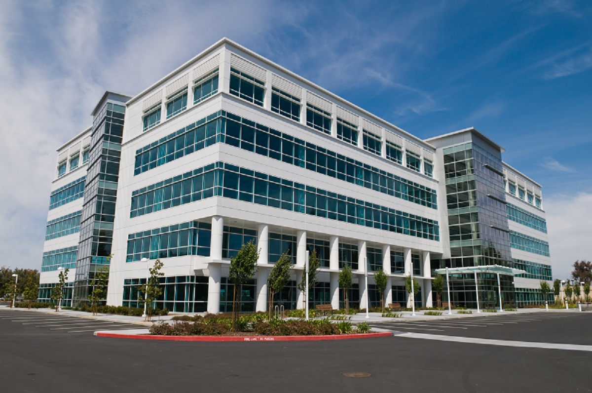 Vacant Silicon Valley office building, Sunnyvale, California