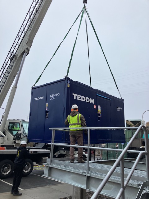 Tedom installation for the Norwalk Maritime Center