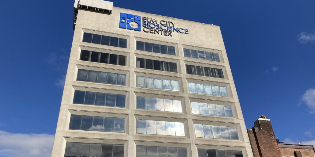 the Elm City Bioscience building