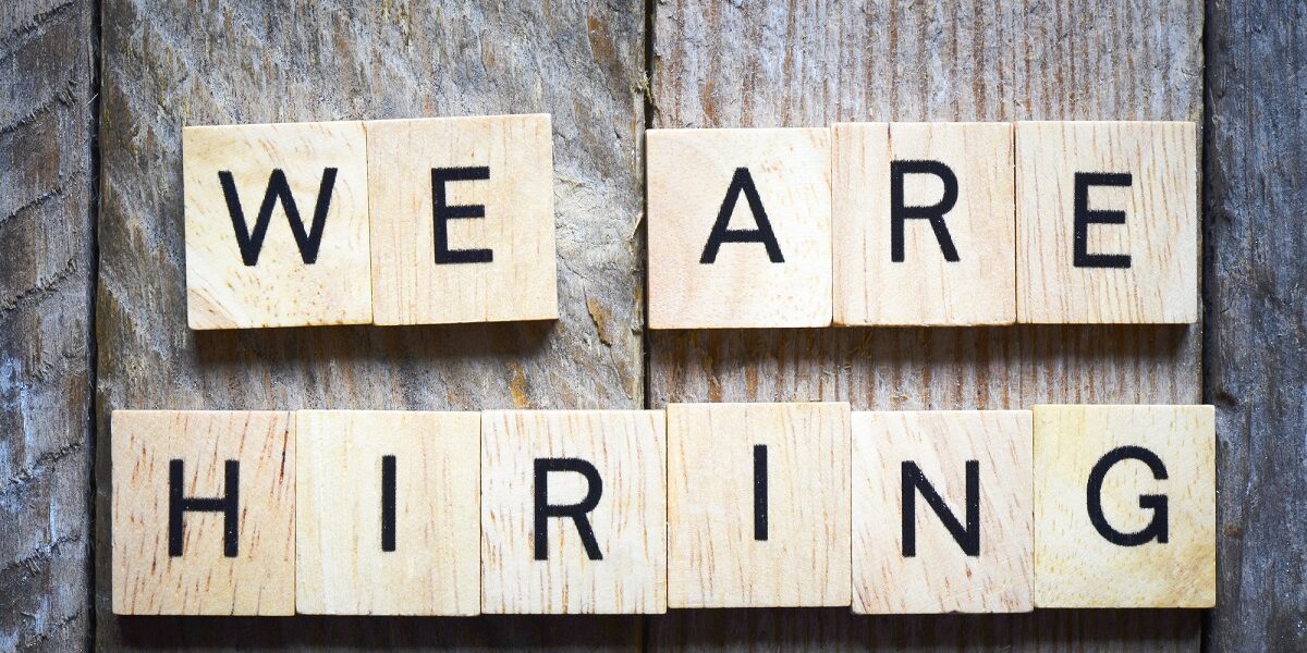 We are hiring